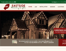 Tablet Screenshot of eastsideholidaylights.com